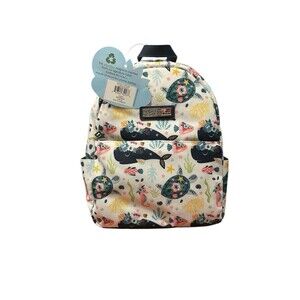 Lily Bloom Eden Backpack Ocean Turtles Whales Seahorses NWT Eco-Friendly